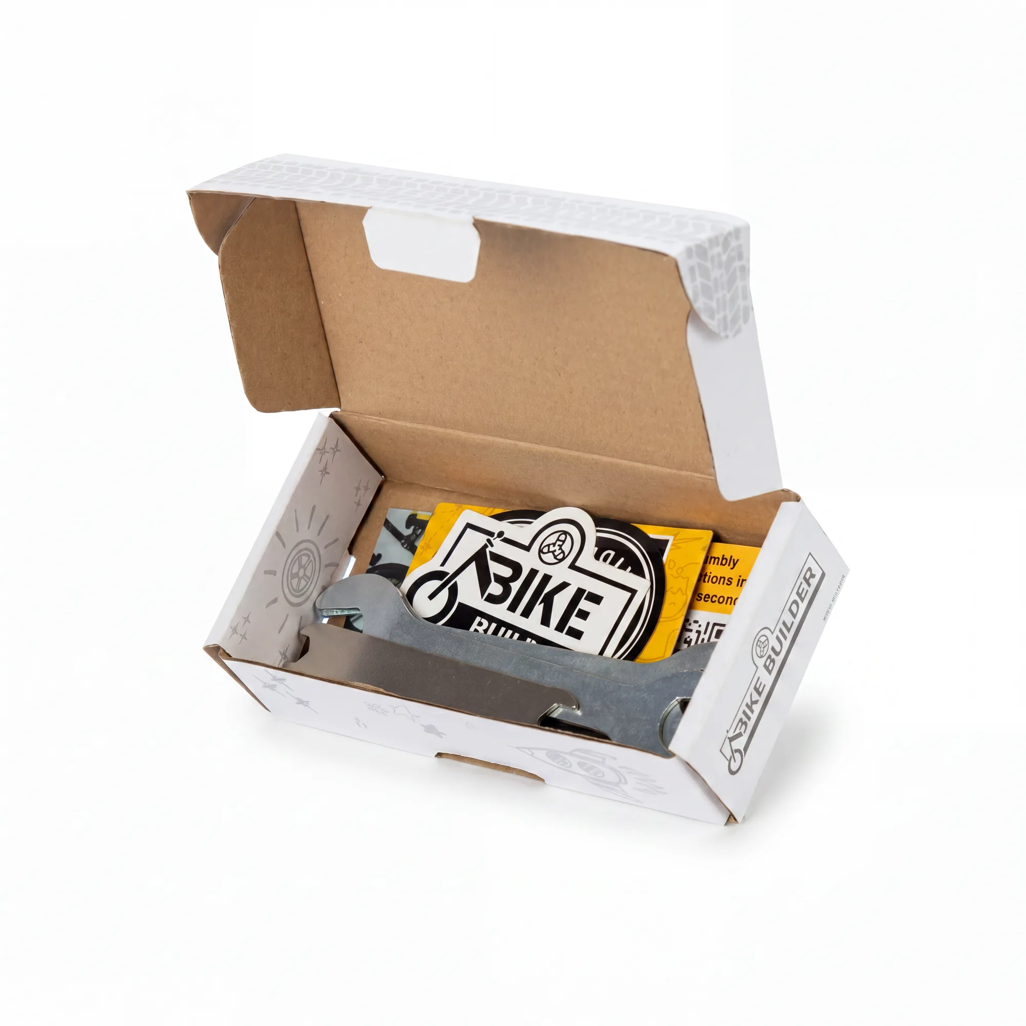 Strider Tool Kit with Bike Builder wrench on white background