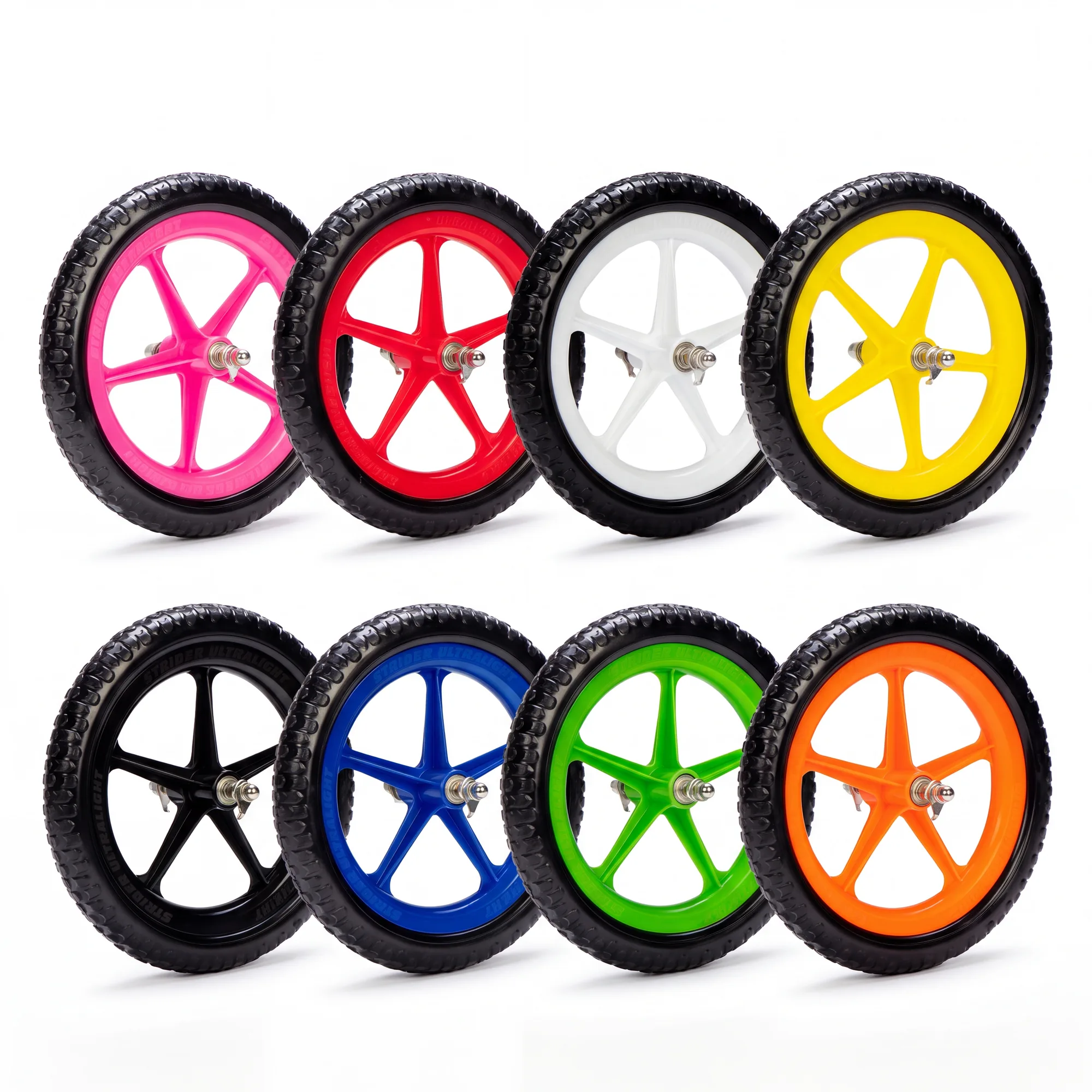 Strider Ultralight Wheel set on white background